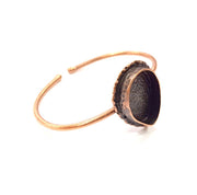 Copper Bracelet Blanks Bangle Blanks Cuff Blanks Adjustable Bracelet Blank Antique Copper Plated Brass (20x15mm Blanks ) G9280