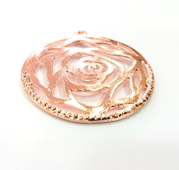 Rose Gold Pendant Rose Gold Plated Pendant (41 mm) G10208