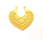 Gold Charm Gold Plated Charms  (41x36mm)  G9281