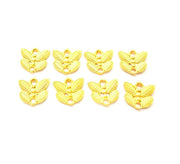 8 Leaf Charm Gold Charm Gold Plated Charms  (13x13mm)  G10273
