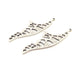 2 Silver Charms Antique Silver Plated Charms (56x19mm) G10702