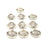 10 Silver Charms Antique Silver Plated Charms (16mm) G10314