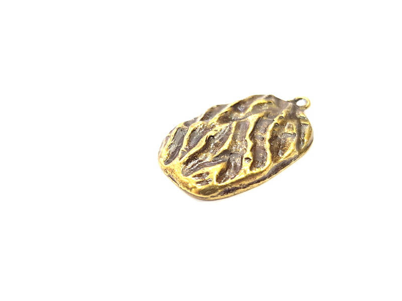 2 Antique Bronze Charm Antique Bronze Plated Charms (41x25mm) G14443