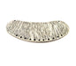 2 Silver Connector Pendant Antique Silver Plated Pendant (66x24mm)  G10352