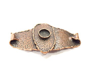 Copper Bracelet Blanks Bangle Blanks Cuff Blanks Adjustable Hammered Bracelet Blank Antique Copper Plated Brass (10mm  ) G9394