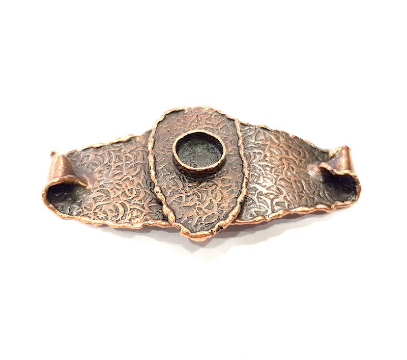 Copper Bracelet Blanks Bangle Blanks Cuff Blanks Adjustable Hammered Bracelet Blank Antique Copper Plated Brass (10mm  ) G9394