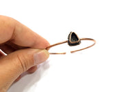 Copper Bracelet Blanks Bangle Blanks Cuff Blanks Adjustable Bracelet Blank Antique Copper Plated Brass (9x7mm Blanks ) G9415