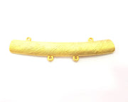 Gold plated Connector Gold Plated Metal Pendant (85x11mm)  G10392