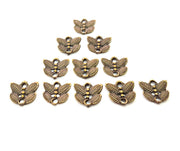 20 Leaf Charm Antique Bronze Charm Antique Bronze Plated Metal Charms (12x12mm) G10479