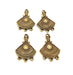 4 Antique Bronze Connector Charm Antique Bronze Plated Metal Charms (28x20mm) G10481