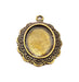 2 Antique Bronze Pendant Blank inlay Blank Mosaic Blank Resin Blank Bezel Base Setting Mountings Antique Bronze Plated(24x17mm blank) G10507