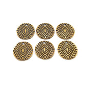 10 Antique Bronze Charm Antique Bronze Plated Metal Charms (16mm) G10562