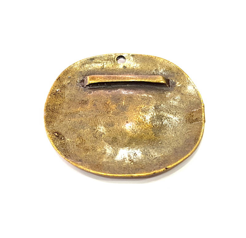 2 Antique Bronze Charm Antique Bronze Plated Metal Charms (34mm) G10566