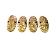 4 Antique Bronze Connector Antique Bronze Plated Metal (30x13mm) G10569