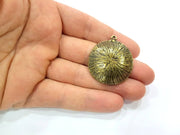 2 Antique Bronze Charm Antique Bronze Plated Metal Charms (34mm) G10581