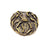 2 Wavy Round Charm Antique Bronze Charm Antique Bronze Plated Metal Charms (30mm) G10592