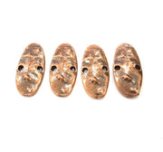 4 Antique Copper Connector Charm Antique Copper Plated Metal (29x13mm) G10607