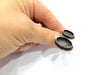Copper Ring Settings inlay Ring Blank Mosaic Ring Bezel Base Cabochon Mountings (19x13mm,14x10mm blank) Antique Copper Plated Brass G10619