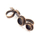 Copper Ring Settings inlay Ring Blank Mosaic Ring Bezel Base Cabochon Mountings (14mm,10mm blank) Antique Copper Plated Brass G10624