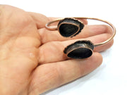 Copper Bracelet Blanks Bangle Blanks Cuff Blanks Adjustable Bracelet Blank Antique Copper Plated Brass (20x14mm and 14x10mm Blanks ) G10679
