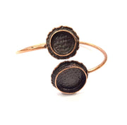 Copper Bracelet Blanks Bangle Blanks Cuff Blanks Adjustable Bracelet Blank Antique Copper Plated Brass (20mm and 14mm Blanks ) G10684