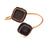 Copper Bracelet Blanks Bangle Blanks Cuff Blanks Adjustable Bracelet Blank Antique Copper Plated Brass (14x14mm and 14x14mm Blanks ) G10694