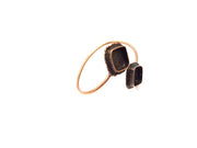 Copper Bracelet Blanks Bangle Blanks Cuff Blanks Adjustable Bracelet Blank Antique Copper Plated Brass (14x14mm and 14x14mm Blanks ) G10694