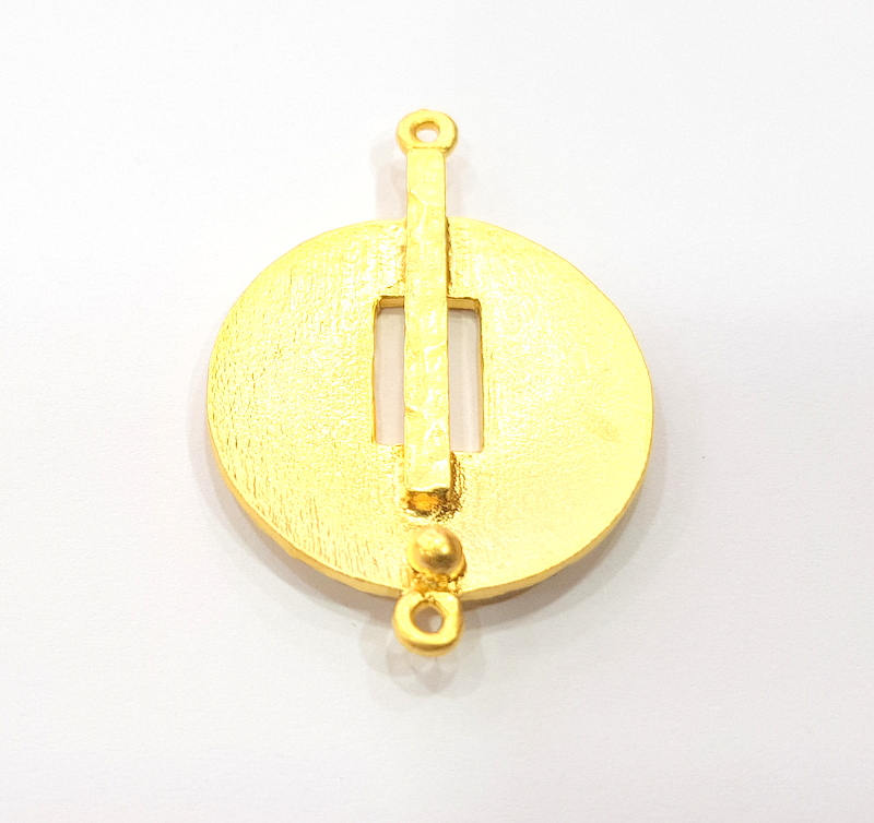 Gold Charm Gold Plated Metal Charms  (41x29mm)  G10725