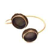 Bangle Blanks Antique Bronze Bracelet Blanks Cuff Blanks Adjustable Bracelet Blank Antique Bronze Plated Brass (20mm and 20mm ) G10851