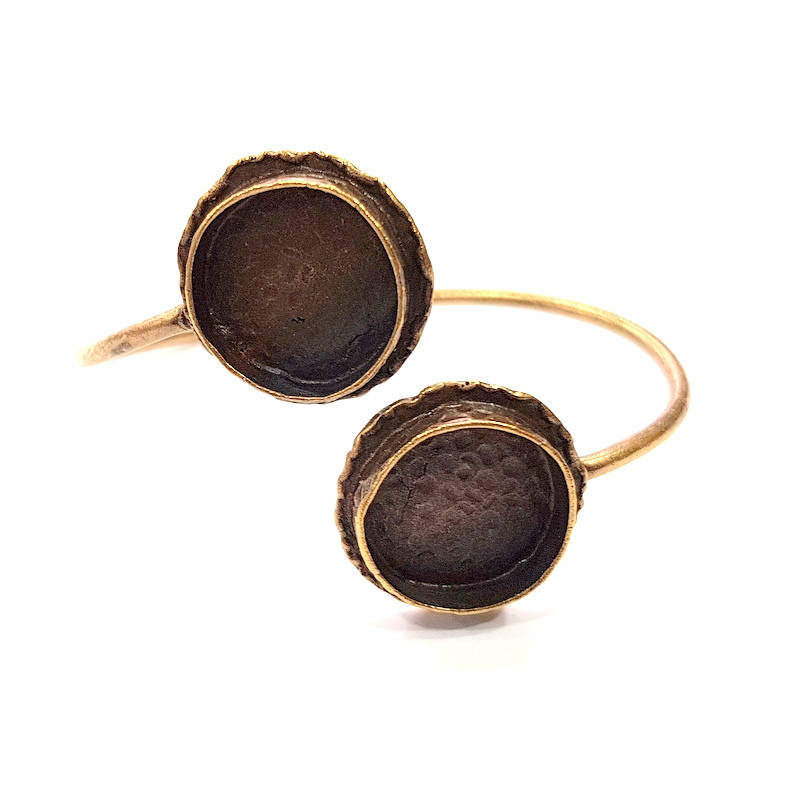 Bangle Blanks Antique Bronze Bracelet Blanks Cuff Blanks Adjustable Bracelet Blank Antique Bronze Plated Brass (20mm and 20mm ) G10851