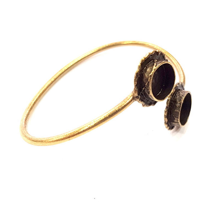 Bangle Blanks Antique Bronze Bracelet Blanks Cuff Blanks Adjustable Bracelet Blank Antique Bronze Plated Brass (10mm and 10mm ) G10855