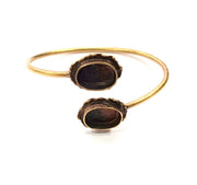 Bangle Blanks Antique Bronze Bracelet Blanks Cuff Blanks Adjustable Bracelet Blank Antique Bronze Plated Brass (14x10mm and 14x10mm ) G10869