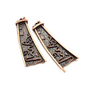 2 Copper Charm Antique Copper Charm Antique Copper Plated Metal (48x17mm) G10902