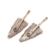 2 Copper Charm Antique Copper Charm Antique Copper Plated Metal (61x21mm) G15473