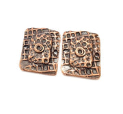 2 Copper Connector Charm Antique Antique Copper Plated Metal (26x20mm) G10944