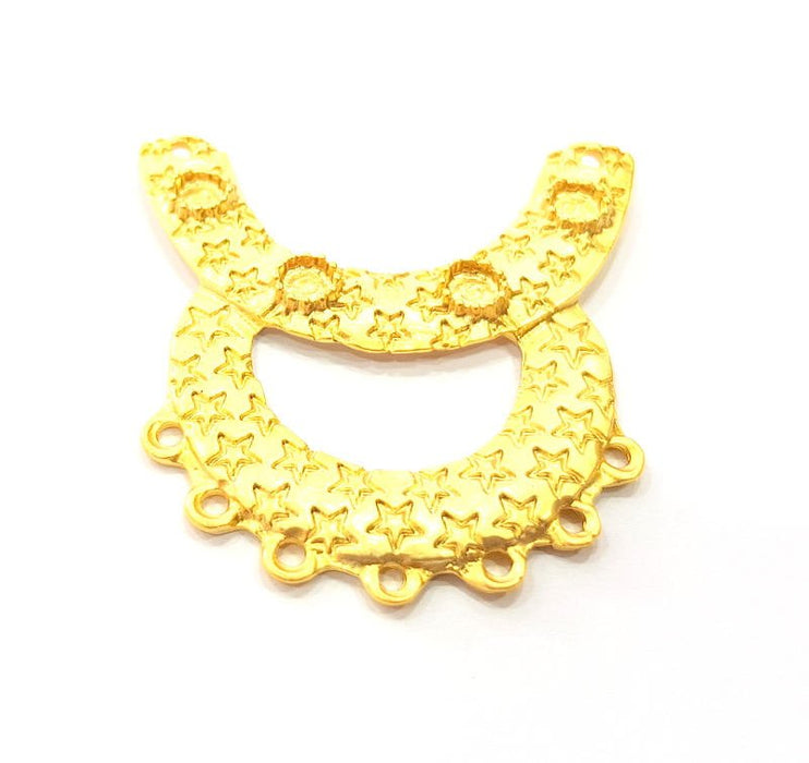 Gold Pendant Blank Gold Plated Metal (43x43mm)  G10994