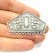 Silver Pendant Antique Silver Plated Pendants (52x33mm)  G11083