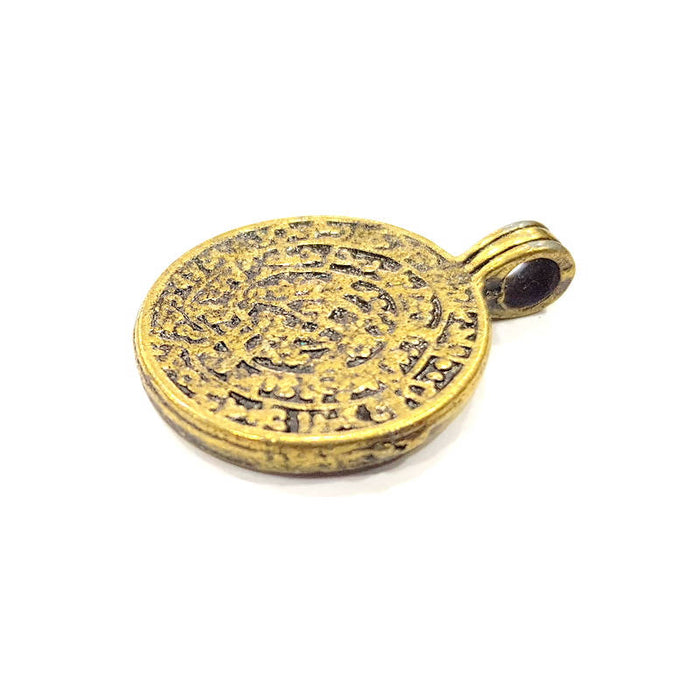 2 Antique Bronze Charm Antique Bronze Plated Metal (30x22mm) G11121