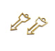 10 Arrow Charm Antique Bronze Charm Antique Bronze Plated Metal (33x13mm) G11123