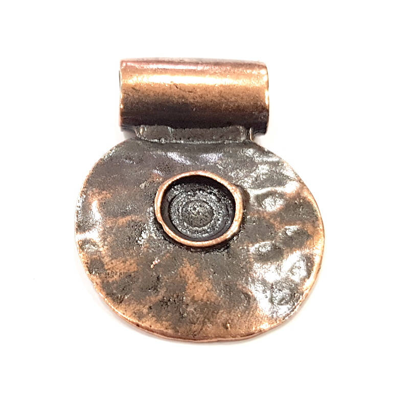 Antique Copper Pendant Antique Copper Plated Pendant (47x33mm) G9511