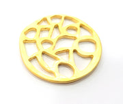 Gold Connector Pendant Gold Plated Metal (41mm)  G11132