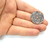 2 Copper Charm Antique Copper Charm Antique Copper Plated Metal (30mm) G11267
