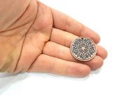 2 Copper Charm Antique Copper Charm Antique Copper Plated Metal (30mm) G11273