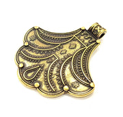 Antique Bronze Pendant Antique Bronze Plated Metal ( 56x51mm) G11298