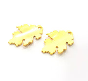4 Leaf Charms Gold Plated Charms (25x17mm)  G11358