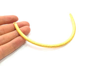 Hammered Collar Pendant Gold Pendant Gold Plated Metal (130x6mm)  G11359