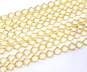 Gold Chain Gold Plated Chain 1 Meter - 3.3 Feet  (9x6 mm) G9584