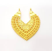 Gold Charm Gold Plated Charms  (43x36mm)  G9620