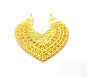 Gold Charm Gold Plated Charms  (43x36mm)  G9620