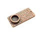 10 Copper Pendant Blank Mosaic Base inlay Blank Necklace Blank Resin Mountings Antique Copper Plated Metal ( 10 mm round blank) G11581